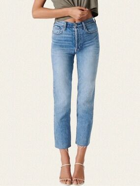 Denim Forum The Arlo High Rise Straight